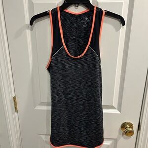 Tangerine Black and Gray Tank with Orange Trim